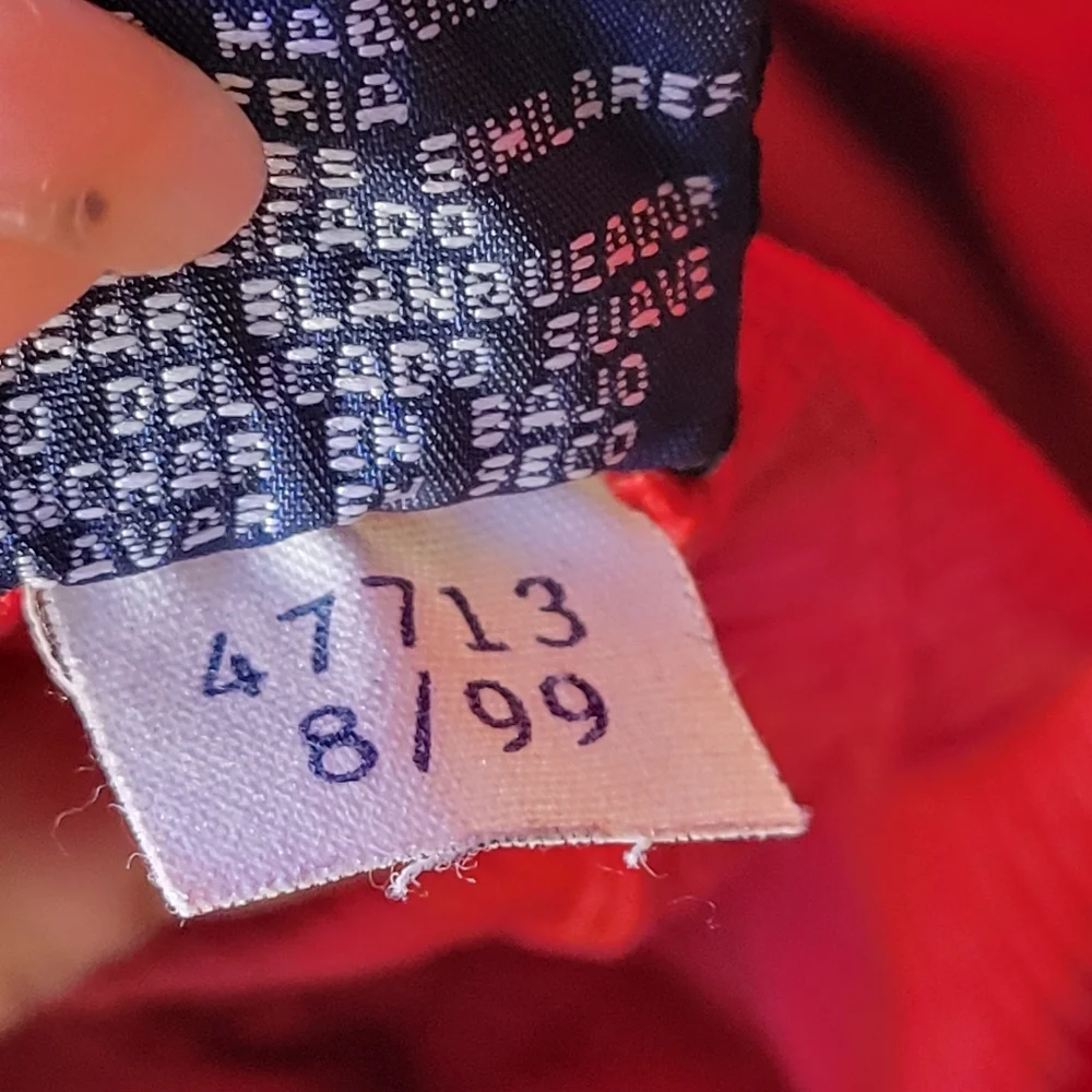 VINTAGE Tommy Hilfiger Tommy 90's/Y2K Red Anorak Jacket Size XS Hooded Zipper - Picture 13 of 16